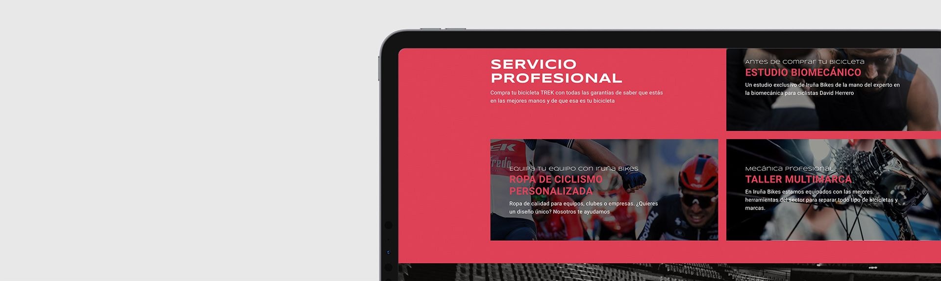 Trek muestra web
