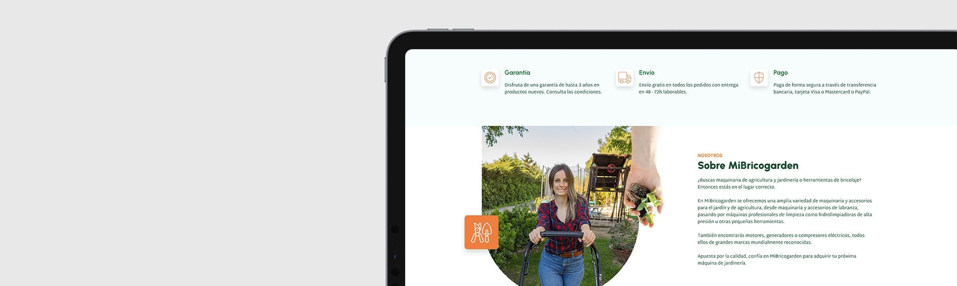 MiBricogarden muestra web